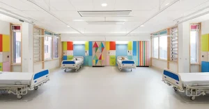 Application of Powder Coatings in Interior children hospital