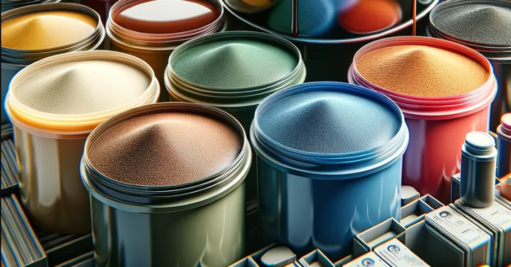 What are the commonly used epoxy resins for powder coatings
