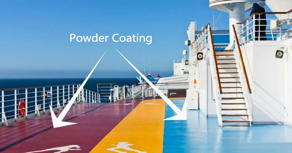 powder coating for Ship Decks and Walkways
