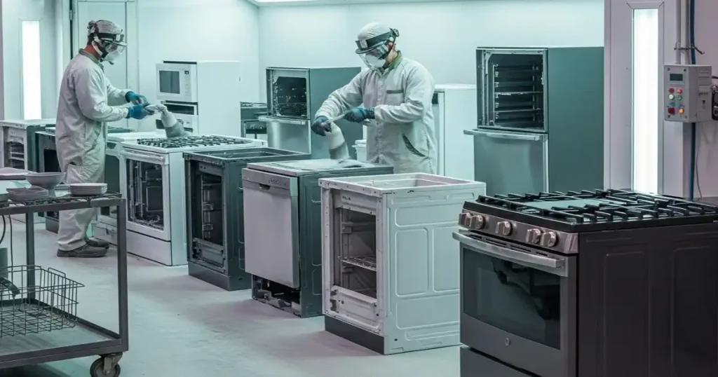 How can epoxy powder coating enhance household appliance corrosion resistance