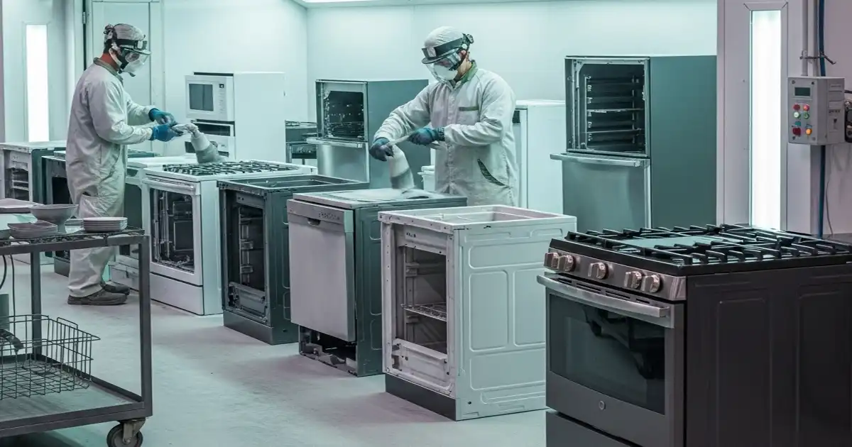 How can epoxy powder coating enhance household appliance corrosion resistance
