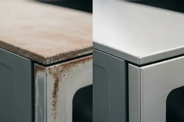Sandblasting or acid pickling surface treatment